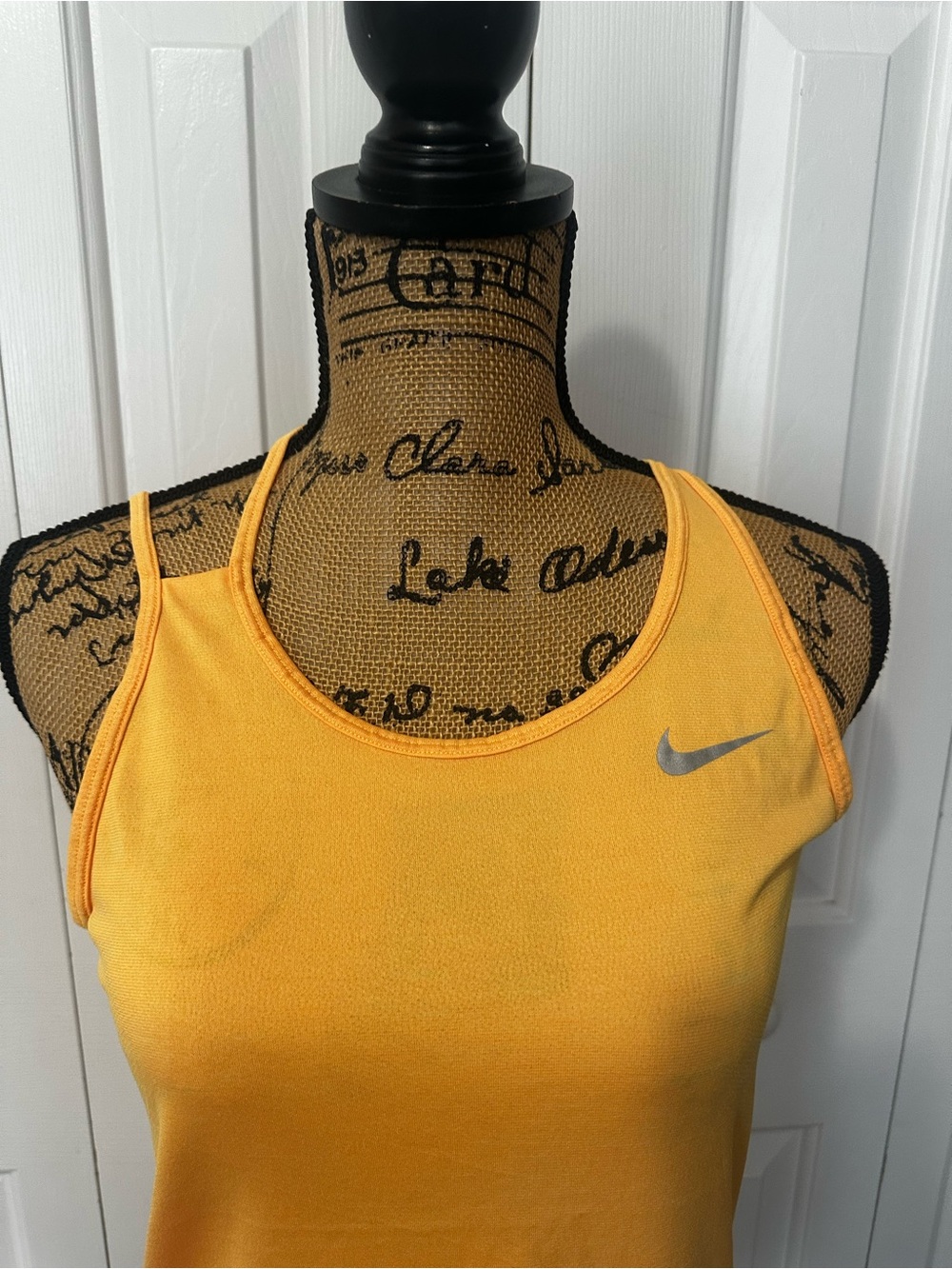 Nike Dri-Fit Yellow Workout Tank Top - Picture 2 of 9